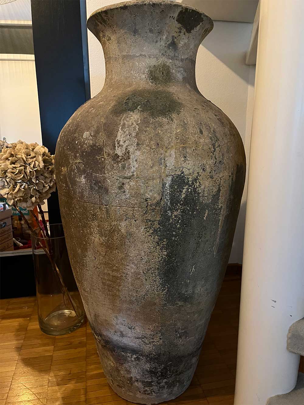 A big brown vase