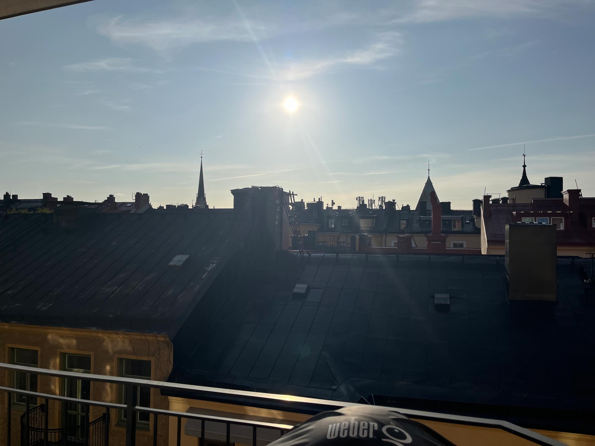 Utsikt från en balkong