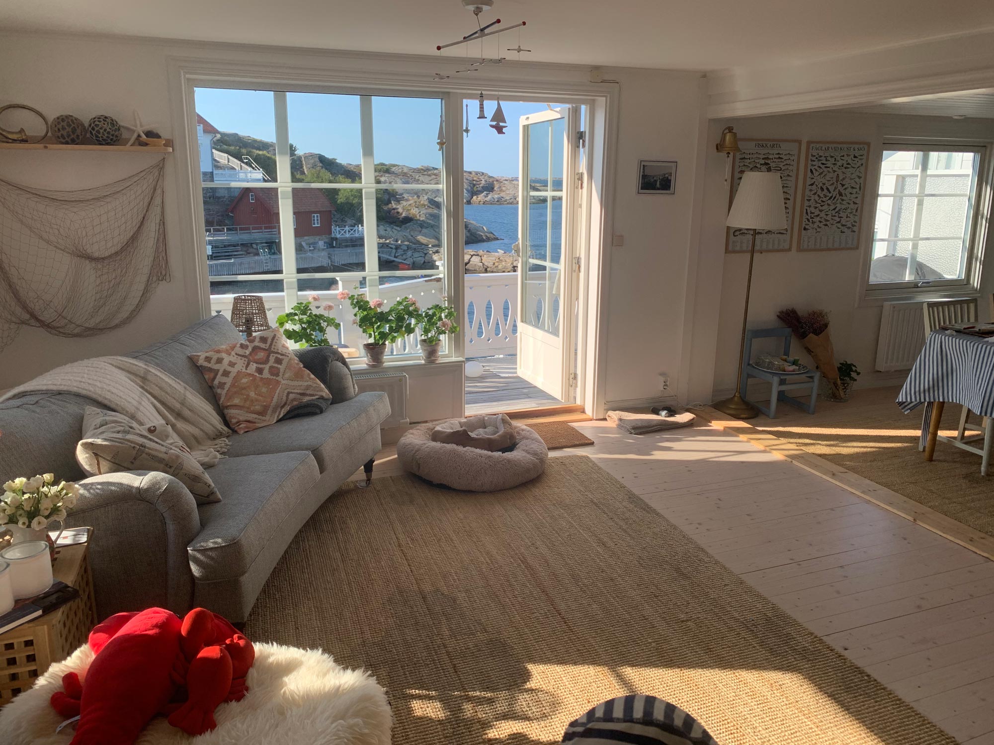 Living room with nice view
